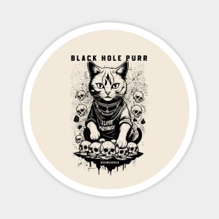 BLACK HOLE PURR Magnet